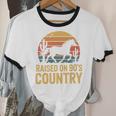 Raised On 90’s Country Horse Retro Nostalgia Western Music Unisex Cotton Ringer T-Shirt Raised On 90’s Country Horse Retro Nostalgia Western Music Unisex Cotton Ringer T-Shirt