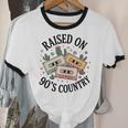Raised On 90's Country Music Lover Nostalgia Retro Vibe Premium Tri-Blend Unisex Cotton Ringer T-Shirt Raised On 90's Country Music Lover Nostalgia Retro Vibe Premium Tri-Blend Unisex Cotton Ringer T-Shirt