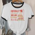 Reader Bookworm Fictional Character Reading Introvert Unisex Cotton Ringer T-Shirt