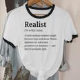 Realist Definition For Introverts Honest Personality Unisex Cotton Ringer T-Shirt