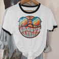 Retro 1970's Groovy Grandpa 70s Aesthetic Nostalgia Unisex Cotton Ringer T-Shirt