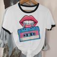Retro 80s And 90s Cassette Perfect For Nostalgia Unisex Cotton Ringer T-Shirt