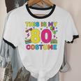 Retro 80's Costume 80s Nostalgia Party Unisex Cotton Ringer T-Shirt Retro 80's Costume 80s Nostalgia Party Unisex Cotton Ringer T-Shirt