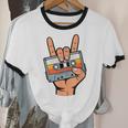 Retro Cassette Tape For 80s & 90s Nostalgia Unisex Cotton Ringer T-Shirt