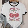 Retro Cherry Love 90s Nostalgia Unisex Cotton Ringer T-Shirt Retro Cherry Love 90s Nostalgia Unisex Cotton Ringer T-Shirt