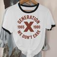 Retro Gen X 1965-1980 Sarcastic Nostalgia Graphic Premium Tri-Blend Unisex Cotton Ringer T-Shirt Retro Gen X 1965-1980 Sarcastic Nostalgia Graphic Premium Tri-Blend Unisex Cotton Ringer T-Shirt