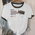 Retro Nostalgia 1980s Love Graphic Premium Tri-Blend Unisex Cotton Ringer T-Shirt