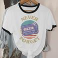 Retro Pager Never Forget Nostalgia Vintage Unisex Cotton Ringer T-Shirt Retro Pager Never Forget Nostalgia Vintage Unisex Cotton Ringer T-Shirt