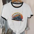 Retro Please Be Patient With Me I'm From The 1900s Train Unisex Cotton Ringer T-Shirt