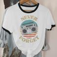 Retro Radio Never Forget Nostalgia Vintage Unisex Cotton Ringer T-Shirt Retro Radio Never Forget Nostalgia Vintage Unisex Cotton Ringer T-Shirt