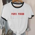 Retro Sarcastic Introvert I Used To Be A People Person Unisex Cotton Ringer T-Shirt Retro Sarcastic Introvert I Used To Be A People Person Unisex Cotton Ringer T-Shirt