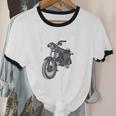 Retro Simme Moped Nostalgia Eastern Block Schwalbe Driver DDR Unisex Cotton Ringer T-Shirt