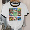 Retro Starter Pack 80s 90s Vintage Nostalgia Cassette Tape Unisex Cotton Ringer T-Shirt