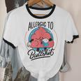 Retro Toon Introvert Sarcasm Anti-Social Nihilism Unisex Cotton Ringer T-Shirt