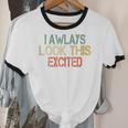 Sarcasm I Always Look This Excited Cool Introvert Unisex Cotton Ringer T-Shirt Sarcasm I Always Look This Excited Cool Introvert Unisex Cotton Ringer T-Shirt