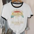 Sarcasm Retro Please Be Patient With Me I'm From The 1900s Premium Unisex Cotton Ringer T-Shirt
