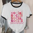 Selectively Social Sarcastic Introvert Humor Unisex Cotton Ringer T-Shirt Selectively Social Sarcastic Introvert Humor Unisex Cotton Ringer T-Shirt