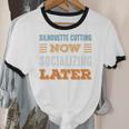 Silhouette Cutting Now Minimal Socializing Introvert Unisex Cotton Ringer T-Shirt