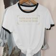 Slow Down I'm From The 1900s Premium Unisex Cotton Ringer T-Shirt