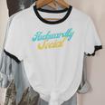 Socially Awkward Introvert Retro Anxious Awkwardly Social Unisex Cotton Ringer T-Shirt