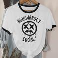 Socially Awkward Introvert Social Anxious Awkwardly Social Unisex Cotton Ringer T-Shirt Socially Awkward Introvert Social Anxious Awkwardly Social Unisex Cotton Ringer T-Shirt