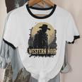 Spaghetti Western Cowboy Culture Classic Western Nostalgia Unisex Cotton Ringer T-Shirt