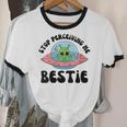 Stop Perceiving Me Bestie Alien Neurodivergent Introvert Unisex Cotton Ringer T-Shirt
