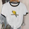 Sun Conure Introvert Parrot Bird Sun Conure Unisex Cotton Ringer T-Shirt