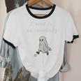 I Used To Be Somebody Nostalgia Halloween Spooky Season Premium Tri-Blend Unisex Cotton Ringer T-Shirt