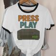 VHS Cassette Retro Analog Nostalgia Theme Premium Unisex Cotton Ringer T-Shirt VHS Cassette Retro Analog Nostalgia Theme Premium Unisex Cotton Ringer T-Shirt