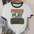 VHS Cassette Retro Analog Nostalgia Theme Unisex Cotton Ringer T-Shirt VHS Cassette Retro Analog Nostalgia Theme Unisex Cotton Ringer T-Shirt