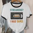 VHS Cassette Tape Retro 80s 90s Nostalgia Unisex Cotton Ringer T-Shirt VHS Cassette Tape Retro 80s 90s Nostalgia Unisex Cotton Ringer T-Shirt