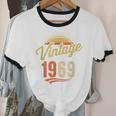 Vintage 1969 Retro Era Badge For Nostalgia Fans Unisex Cotton Ringer T-Shirt Vintage 1969 Retro Era Badge For Nostalgia Fans Unisex Cotton Ringer T-Shirt