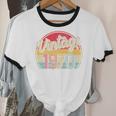 Vintage 1970 Retro Style 70's Born Nostalgia Vibe Birthday Premium Tri-Blend Unisex Cotton Ringer T-Shirt