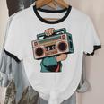 Vintage 80s 90s Retro Boombox Music Hip Hop Nostalgia Party Unisex Cotton Ringer T-Shirt Vintage 80s 90s Retro Boombox Music Hip Hop Nostalgia Party Unisex Cotton Ringer T-Shirt