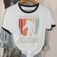 Vintage Basically Just Leave Me Alone Bigfoot Introverts Unisex Cotton Ringer T-Shirt Vintage Basically Just Leave Me Alone Bigfoot Introverts Unisex Cotton Ringer T-Shirt