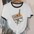 Vintage Cassette Tape And Pencil Nostalgia Party 70s 80s 90s Unisex Cotton Ringer T-Shirt Vintage Cassette Tape And Pencil Nostalgia Party 70s 80s 90s Unisex Cotton Ringer T-Shirt