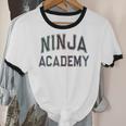 Vintage Don'T Call Me NINJA ACADEMY Introvert Sarcastic Unisex Cotton Ringer T-Shirt