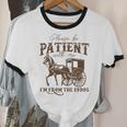 Vintage Please Be Patient With Me I'm From The 1900s On Back Unisex Cotton Ringer T-Shirt