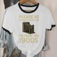 Vintage Please Be Patient With Me I'm From The 1900s Camera Premium Unisex Cotton Ringer T-Shirt Vintage Please Be Patient With Me I'm From The 1900s Camera Premium Unisex Cotton Ringer T-Shirt