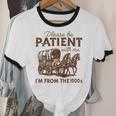 Vintage Please Be Patient With Me I'm From The 1900s Western Unisex Cotton Ringer T-Shirt