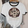 Vintage Portrait Photography Memory Nostalgia Vibe Unisex Cotton Ringer T-Shirt
