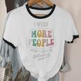 Vintage I Wish More People Were Fluent In Silence Introvert Unisex Cotton Ringer T-Shirt Vintage I Wish More People Were Fluent In Silence Introvert Unisex Cotton Ringer T-Shirt