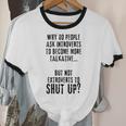 Why Do People Ask Introverts To Become More Talkative Unisex Cotton Ringer T-Shirt Why Do People Ask Introverts To Become More Talkative Unisex Cotton Ringer T-Shirt