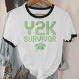 Y2K Survivor 2000s Nostalgia Retro Vintage Nostalgic Unisex Cotton Ringer T-Shirt