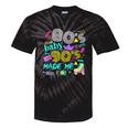 1980s 80's Baby 1990s 90's Made Me Birthday Nostalgia Vibes Tie-Dye T-Shirts Black Tie-Dye