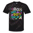 1980s 80's Baby 1990s 90's Made Me Birthday Nostalgia Vibes Tie-Dye T-Shirts Black Tie-Dye