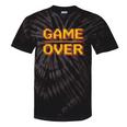 1980s Nostalgia Arcade Gamer Retro Video Game Novelty Tie-Dye T-Shirts Black Tie-Dye