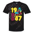 1987 Retro Raised In The 80s Old School Nostalgia Vibes Tie-Dye T-Shirts Black Tie-Dye
