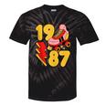 1987 Retro Roller Skate Vintage 80s Nostalgia Collector Tie-Dye T-Shirts Black Tie-Dye